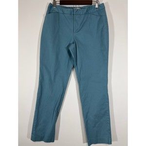 Coldwater Creek Natural Fit Blue Ankle Pants Women's size 14